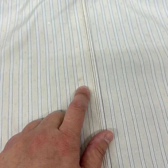 Enzo Denim Button Down Short Sleeve Shirt Men’s Sz L - Picture 8 of 10